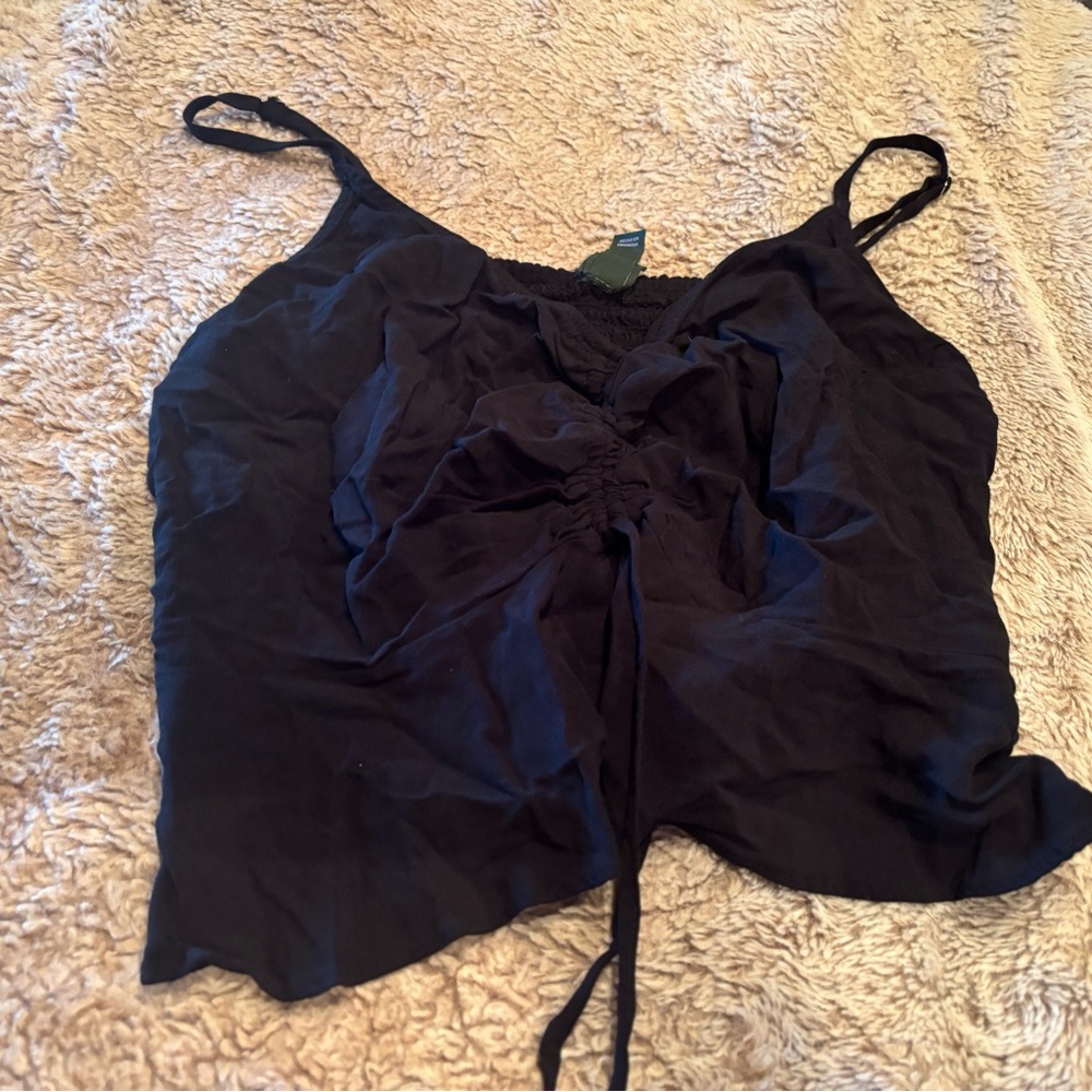 Wild Fable Blue Tie Front Camisole